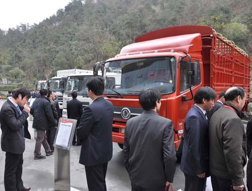 东风专用车惊艳天锦T2R40系列商品2010年签约会
