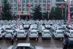 408台瑞虎成功入黔 成公安系统用车