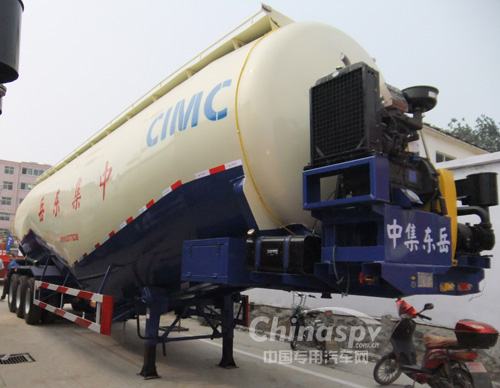 中集东岳ZJV9400GFLDY粉粒物料运输车