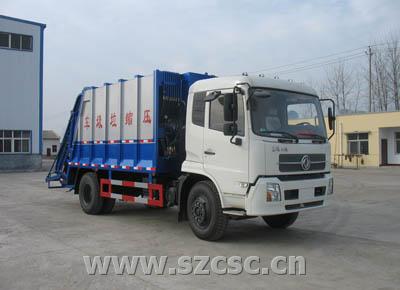环卫垃圾收集车 东风天锦压缩式垃圾车