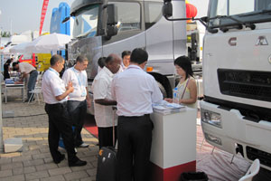 第109届广交会华菱重卡拓展国际市场