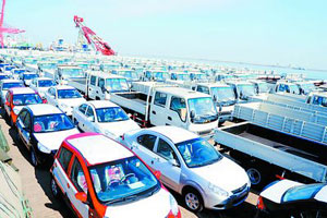 986辆江淮牌轿车、冷藏车、小型货车出口非洲阿尔及利亚