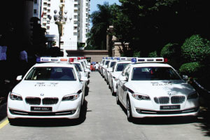 华晨宝马助力大运会 BMW 5警用车为安保护航