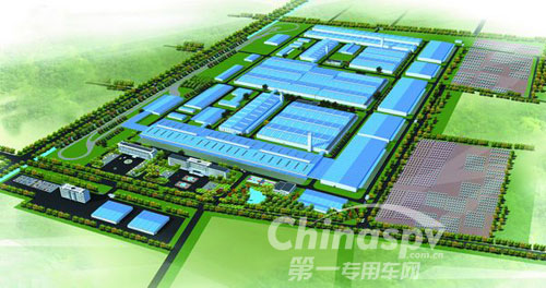 一汽青岛商用车基地鸟瞰图