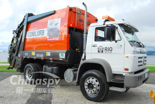 装配艾里逊全自动变速箱的曼-大众牌卡车 VW 17.250E Worker: 用于里约热内卢垃圾收集的最佳组合