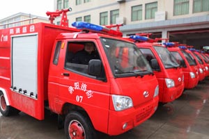 安徽涡阳：乡镇配备农用消防车