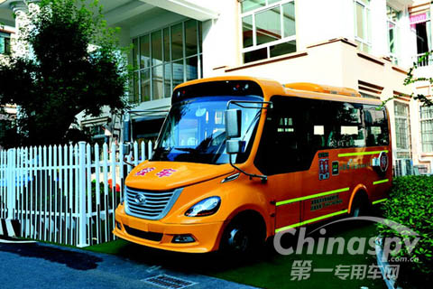 宜昌首辆“大鼻子校车”将于9月1日正式上岗