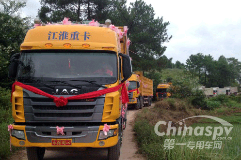 格尔发自卸也做婚车 惊艳梧州