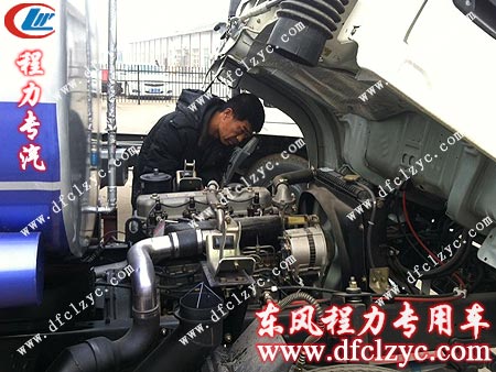 东风劲卡洒水车河北用户验车实拍