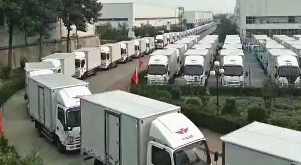 万辆唐骏新能源汽车订单发车