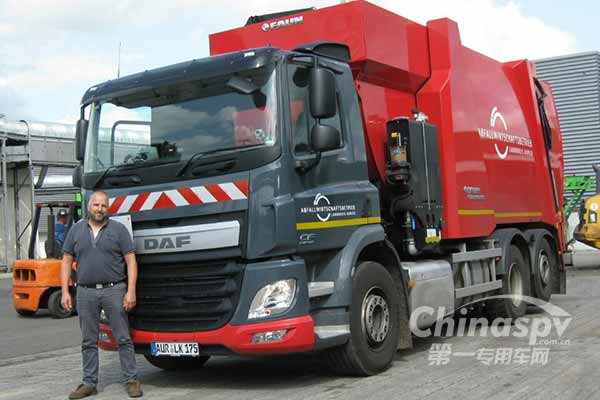 Appelhoff和他的侧装垃圾车