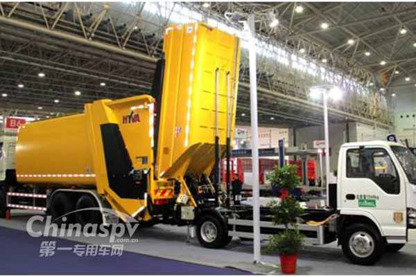 海沃:车辆牵引装置+自卸车智能•云+纯电动垃圾车