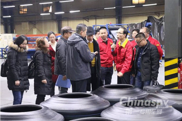 中国航天科工考察组调研银宝轮胎