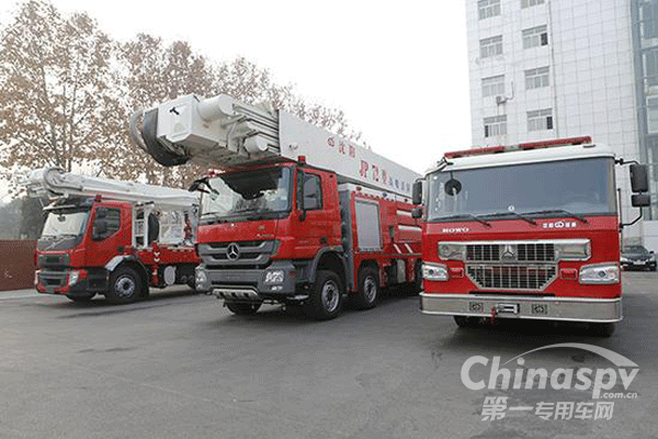三门峡斥资1200余万元购置三辆消防车