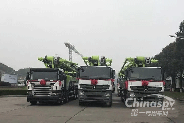 中联重科混凝土产品奔赴全国