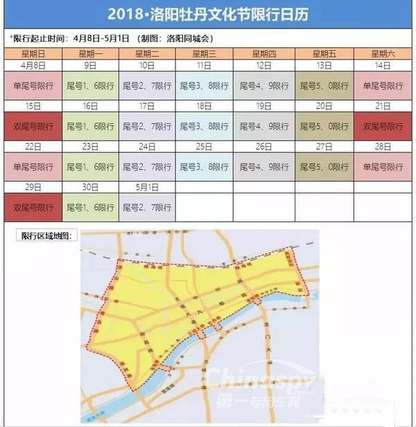 洛阳4月8日至5月1日部分路段货车限行