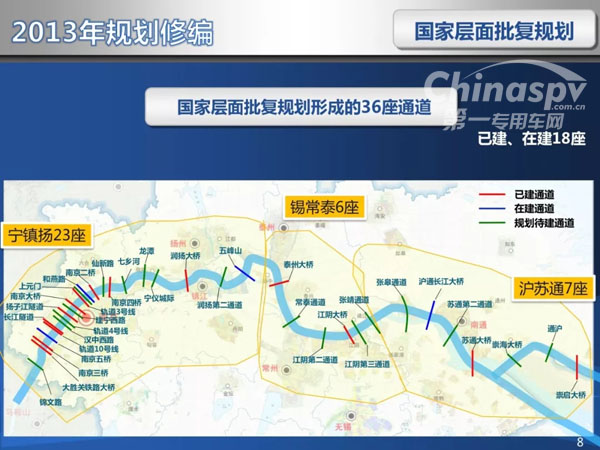 江苏拟再增9座跨江通道