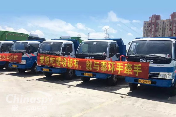 东风力拓T5自卸车化身环卫先锋