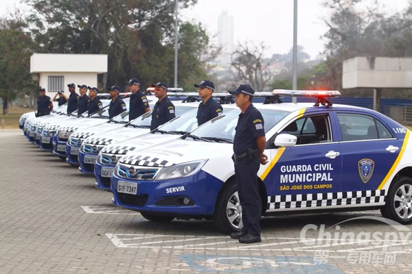 巴西比亚迪纯电动警卫车队起航