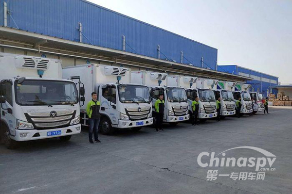 江淮格尔发、中通快运举行百辆交车仪式