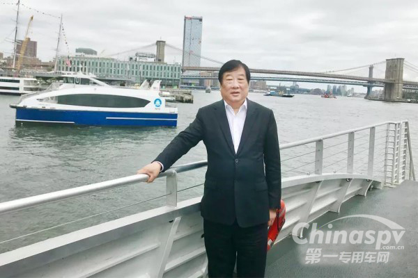 谭旭光到美国纽约访问潍柴博杜安客户