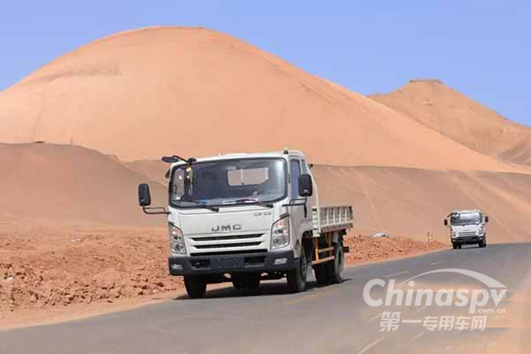 高温测试完毕 江铃新一代国六轻卡表现完美