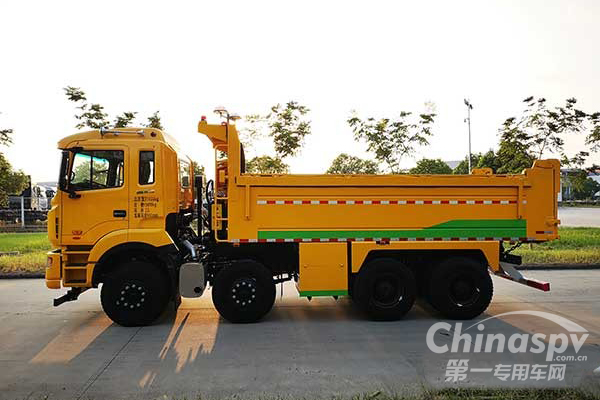 江淮格尔发盾构智能渣土车 零抛洒引领绿色渣运