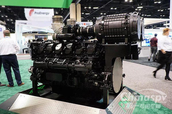潍柴携五款发动机亮相美国电力展