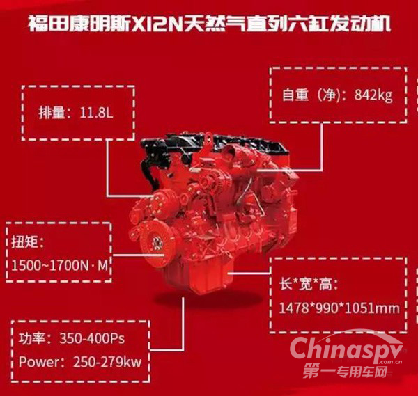 福田康明斯X12N天然气发动机重磅来袭