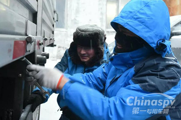 飞碟汽车国VI新产品完成黑河高寒试验