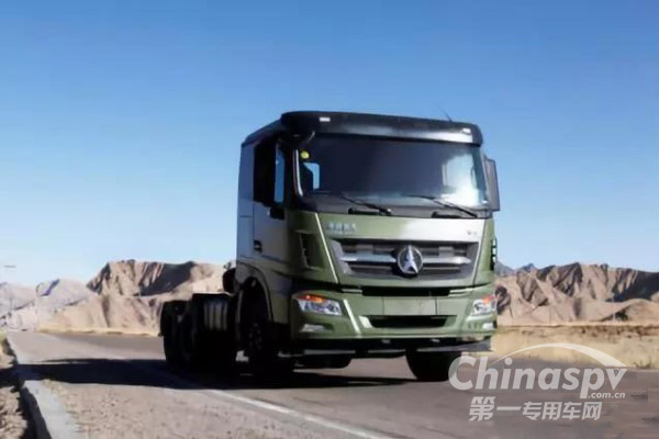 北奔V3ET中标 “陆军30吨集装箱运输车”