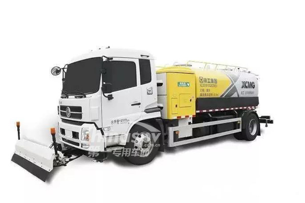徐工环境首辆纯电动高压清洗车成功下线