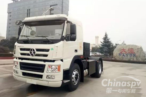 大运新能源又添一员 4×2纯电动牵引车