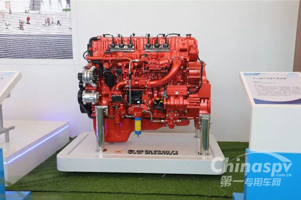玉柴YC6K13N国六天然气发动机亮相安徽