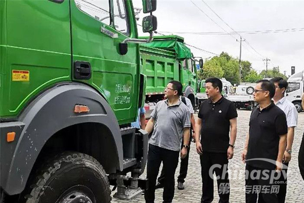 北奔重汽董事长范志平调研浙沪市场