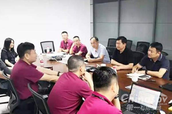 渤海活塞董事长林风华走访安徽客户