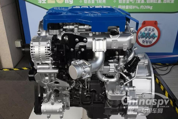 首配上汽跃进高端冷藏车 “上汽V”发动机震撼登场
