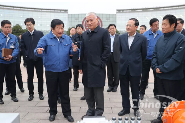 科技部部长王志刚到潍柴考察调研