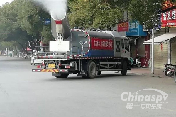 徐工雾炮车硬核助力“疫”战