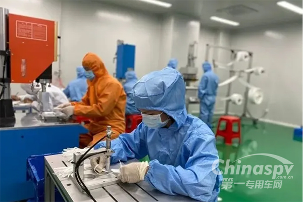 关键时刻玉柴版N95口罩批量试产