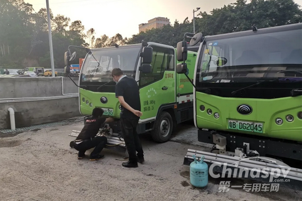 宇通环卫车辆空调巡检活动走进华南