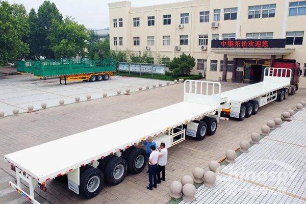 一心一意做产品 中集东岳批量狼狈车下线