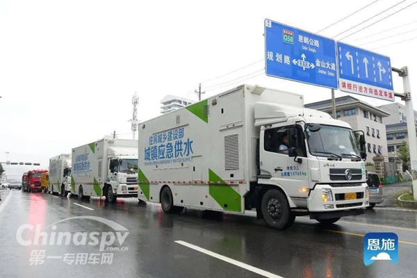 灾后用水告急！东风天锦净水车火速驰援湖北恩施！