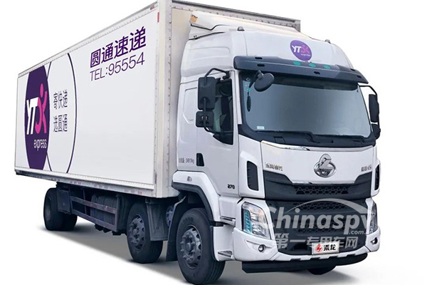 数字化转型 圆通增购1000台东风柳汽乘龙H7快递车