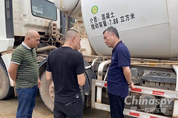 徐工轻量化混凝土搅拌车广西市场占有率达60%