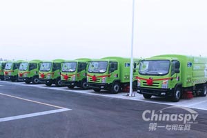 30余辆宇通新能源环卫车服务郑州航空港