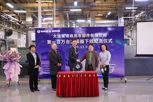 大连衡得2020年第一百万台硅油减振器下线