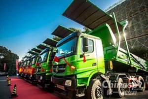 一上市即斩获1870台订单 北奔新型环保自卸车取得“开门红”
