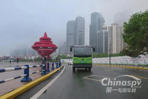 宇通环卫助力美丽青岛打赢蓝天保卫战