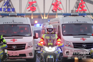 图雅诺负压救护车抵达河北石家庄